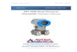 APT 3500 Smart Pressure Transmitter Operation …...APT 3500 Smart Pressure Transmitter Operation Manual M3500-EO1G 2 Table of Contents Chapter 1 Introduction 1.1 Using This Manual