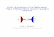 A Short Introduction to the Mathematical Theory of Nonequilibrium Quantum …aschbacher.univ-tln.fr/talks/2008-07-09-nancy.pdf · 2011-11-03 · Part 1: General Theory Contents 1