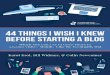 44 THINGS I WISH I KNEW - CodeinWP · 2018-09-14 · Build links to boost your rankings I put link building right after SEO because it’s really just an extension of SEO. Backlinks