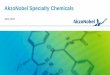 AkzoNobel Specialty Chemicals… · World class Specialty Chemicals business ... are based on year-end 2016, excluding unallocated corporate center costs and invested capital; assumes