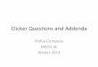 Clicker(Ques,ons(and(Addenda( - Phillip Compeau | CMU ...compeau.cbd.cmu.edu/wp...Clicker_Questions.pdf · Clicker(Ques,ons(and(Addenda(Phillip(Compeau(MATH(3C(Winter(2013