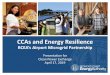 CCAs and Energy Resilience - Clean Power Exchange€¦ · CCAs and Energy Resilience RCEA’s Airport Microgrid Partnership Presentation for Clean Power Exchange April 17, 2019. Outline