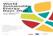 International Conference & Tradeshow World Sustainable ... · Sustainable Energy Days 2020 Conferences: European Energy Efficiency Conference ... solutions Best practice examples