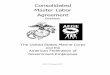 Consolidated Master Labor Agreement · 2018-02-26 · Management Relations, the following articles of this Consolidated Master Labor Agreement (CMLA), together with any and all amendments