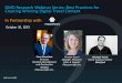 DMO Research Webinar Series: Best Practices for Creating ...€¦ · DMO Research Webinar Series: Best Practices for Creating Winning Digital Travel Content In Partnership with October