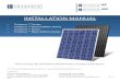 INSTALLATION MANUAL - Solfex energy systems · 2017-01-04 · This manual is for the Enhance Photovoltaics modules listed above For more information, please visit us at Enhance Photovoltaics