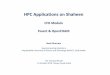 HPC Applications on Shaheen HPC Applications on Shaheen CFD Module Fluent & OpenFOAM RoohKhurram SupercomputingLaboratory