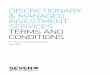 DISCRETIONARY & MANAGED INVESTMENT SERVICES TERMS … · DISCRETIONARY & MANAGED INVESTMENT SERVICES TERMS AND CONDITIONS For clients of financial advisers July 2019. Important notice