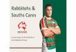 Rabbitohs & Souths Cares - CMAA - Home...Rabbitohs & Souths Cares A case study of the benefits to the Rabbitohs Brand. 2 . How we Rabbitohs see ourselves…. Rabbitohs Board Rabbitohs