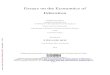 Essays on the Economics of Educationboris.unibe.ch/83995/1/16hof_s.pdf · Essays on the Economics of Education Inaugural dissertation ... and constructive feedback. I also thank Prof