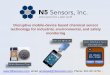 Disruptive mobile-device based chemical sensor technology ... · N5’s Single-Chip Sensor Solution . Replaces multiple power-hungry sensor technologies with a arrays of microsensors