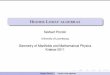 Higher Loday algebras - Université du Luxembourg · LIE AND LODAY INFINITY CATEGORIES COALGEBRAIC APPROACH Norbert Poncin Higher Loday algebras. L ... Norbert Poncin Higher Loday