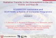 Radiative Transfer in the Atmosphere in the UV, Visible ... · Lecture 2: J. P. Burrows 1st ENVISAT DATA Assimilation Summer School 18-29th August 2003 ESA ESRIN Frascati Italy Solar