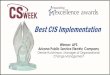 Best CIS Implementation - CS Forms pdfs/EEA Wksp THREE CIS.pdfBest CIS Implementation. Arizona Public Service Project CiNERGY Program Overview. Agenda • Project foundation and timeline