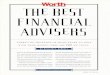 Worth - Best Financial Advisers 1996 · 2014-06-14 · Our list of the 200 best financial advisers isn 't the only Such register. Charles Schwab & co., the brokerage that has prospered