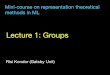Lecture 1: Groups - University College Londonrisi/courses/mini08/groups.pdf · Groups are the elementary building blocks of structure in mathematics. Symmetries and systems of transformations