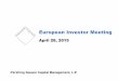 European Investor Meeting - Pershing Square Capital …...Valeant to assist in Allergan merger Between February 25th and April 21st, Pershing Square acquired stock and options representing