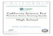 California Science Test Practice Items Scoring Guide—High School … · 2019-05-02 · 8 California Science Test Practice Items Scoring Guide January 2019 Item Grade PE SEP DCI