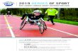 2019 HEROES OF SPORT€¦ · GENERAL FACTS & FIGURES BREAKDOWN BY PHYSICAL CHALLENGE TOP GRANT REQUESTS BY SPORT u 103 sports u 50 states + Puerto Rico u 42 countries u 4 yrs old-