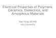 Electrical Properties of Polymers, Ceramics, Dielectrics, and …contents.kocw.net/KOCW/document/2013/Inha/JungDaeyong/11.pdf · 2016-09-09 · Electrical Properties of Polymers,