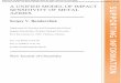 7KLV SENSITIVITY OF METAL N AZIDES A UNIFIED MODEL OF … · 2018-12-11 · A UNIFIED MODEL OF IMPACT SENSITIVITY OF METAL AZIDES Sergey V. Bondarchuk Department of Chemistry and
