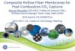Composite Hollow Fiber Membranes for Post Combustion CO2 ... · • William Seo •Ali Rownaghi •William Koros (PL) • Jerrod Doss Isaak• Tom Barton • Vijay Sethi (PL) Acknowledgment