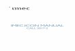 IMEC.ICON MANUAL - manual...imec.icon imec.icon manual (English).docx-1 8 / 26 The extended abstract must be in English and has to be submitted via the MyProjects platform. More detailed