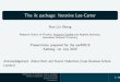 The ilc package: Iterative Lee-Carter...The ilc package: Iterative Lee-Carter Han Lin Shang Research School of Finance, Actuarial Studies and Applied Statistics, Australian National