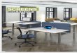 SCREENS - DAMSdesigned screens provide the same level of privacy between back-to-back Elev82 desks when at their highest and lowest points. 600mm high screens are to be used with single