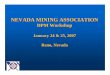 Nevada Mining Association DPM Workshop€¦ · 12/8/2004 UG Active Production Drill Jumbo Operator TC 137 400 12/8/2004 UG Active Production Front-end ... Getman Powder Machine 113