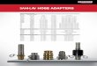 HOSE ADAPTERS - W. W. Grainger · HOSE ADAPTERS SWIVEL HOSE ADAPTERS BRASS STAINLESS STEEL SKU NO. SKU NO. INLET OUTLET FEATURES 18D880 18D881 3/4” FGHT 1/2” MNPT Swivel and Trigger