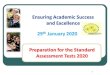 Ensuring Academic Success and Excellence 29th January 2020 · Ensuring Academic Success and Excellence Preparation for the Standard Assessment Tests 2020 ... Relative and noun clauses,