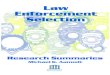 Law Enforcement Selection - Police Executive Research Forum Law Enforcement Selection, contains the