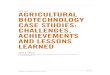 agrIcultural BIotechnology case studIes: challenges ... · chapter 5 agricultural BiOtechnOlOgy case studies: challenges, achievements and lessOns learned OccasiOnal papers On innOvatiOn