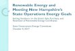 Renewable Energy Credits - NH.gov...Oct 09, 2017  · Renewable Energy and Meeting New Hampshire’s ... Overview of Presentation 1. Types of Renewable Energy Certificates (RECs) 2