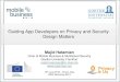 Guiding App Developers on Privacy and Security Design Matters App Developers Guide 24.06.2019 8 A p