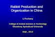 Rabbit Production and Organization in China · Rabbit Production and Organization in China Li Fuchang College of Animal Science & Technology Shandong Agricultural University Sept.,