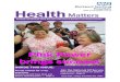 Health Matters - Blackpool Teaching Hospitals NHS ...€¦ · the Health Matters newsletter. Two of our most ardent supporters, Ruth Boardman and Rena Shanahan have pulled out all