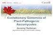 Evolutionary Genomics of Plant-Pathogenic Ascomycetes 2019 Presentations/6...plant-pathogenic fungi: –Biosystematics, diagnostics –Pathogenicity, virulence –Speciation, host