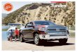 MY15 Tundra eBrochure · Tundra comes in six distinctive grades: SR, SR5, Limited, Platinum, 1794 Edition and TRD Pro. Made in America, 1 winner of the IntelliChoice Best Overall