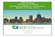 18th Annual “Exchange of Ideas” - R.J. O’Brien Packet.pdf · -Chris Modaff, Senior VP, Commercial Sales, R.J. O’Brien 5:00pm—6:00pm Compliance & Risk Panel King Arthur’s