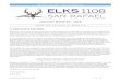 Elks - January 2018 Newsletter - pCloud · SAN RAFAEL ELKS #1108 ~ BOOSTER JANUARY 2018 San Rafael Elks Lodge #1108 ~ January 2018 Page | 2 Secretary Updates New Year’s Membership