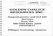 GOLDEN CHALICE RESOURCES INC. - Ontario · GOLDEN CHALICE RESOURCES INC. Magnetometer and VLF EM Surveys Over the ABHIBI EAST 2009 PROPERTY Milligan Township, Ontario . ... On VLeF