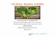 10-Day Detox Guide - Amazon S3Day+Detox+Guide.pdf · Red bell peppers Low-sodium diced tomatoes Parsley Basil Roasted turkey breast Green olives Shrimp Scallions Cherry tomato Arugula