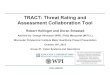 TRACT: Threat Rating and Assessment Collaboration Tool · TRACT: Threat Rating and Assessment Collaboration Tool Robert Hollinger and Doran Smestad Advised by: George Heineman (WPI),