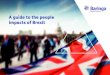 A guide to the people impacts of Brexit€¦ · The EEA Option The UK exits the EU but becomes a member of the EEA and of the European Free Trade Association (EFTA), remaining a member