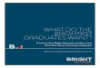 WHAT DO THE BRIGHTEST GRADUATES WANT?… · What do the brightest graduates want? is the result of an online survey conducted in December 2016 and January 2017 by Bright Network’s