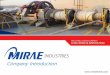 Company Introduction · Company Name MIRAE INDUSTRIES CO.,LTD CEO Kang, Jong-Soo Location KYUNGNAM HAMAN CHILSEO INDUSTRIAL COMPLEX Contact No. TEL : 055) 587 –8520 / FAX : 055)
