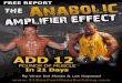AMPLIFIER EFFECT - Bodybuildingtruebody.weebly.com/.../anabolic_amplifier_effect.pdf · BOLIC AMPLIFIER EFFECT Ok, so to translate that into English it basically means that a fat