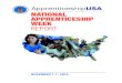 NATIONAL APPRENTICESHIP WEEK REPORT - DOL · social media to promote apprenticeship and business and spoke about using apprenticeship to develop the next generation workforce at the